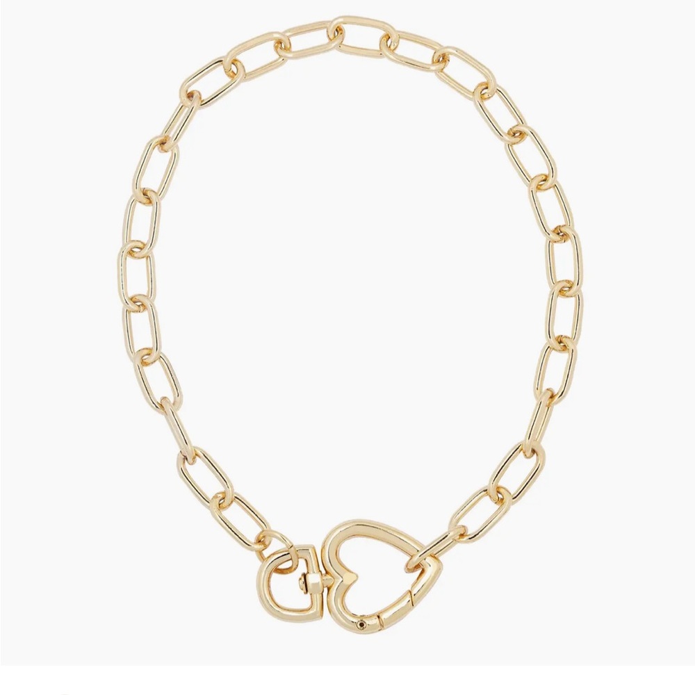 Creative Brazil heart chain necklace